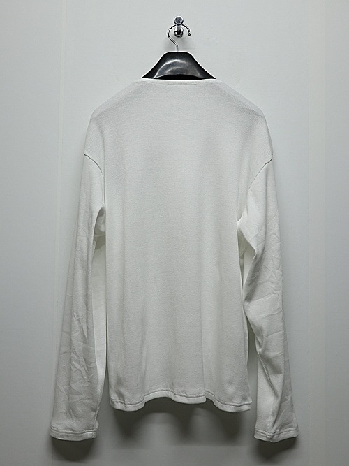 RESOUND CLOTHING���ꥵ����ɥ���������/RIB HENRY LONGSLEAVE/WHITE
