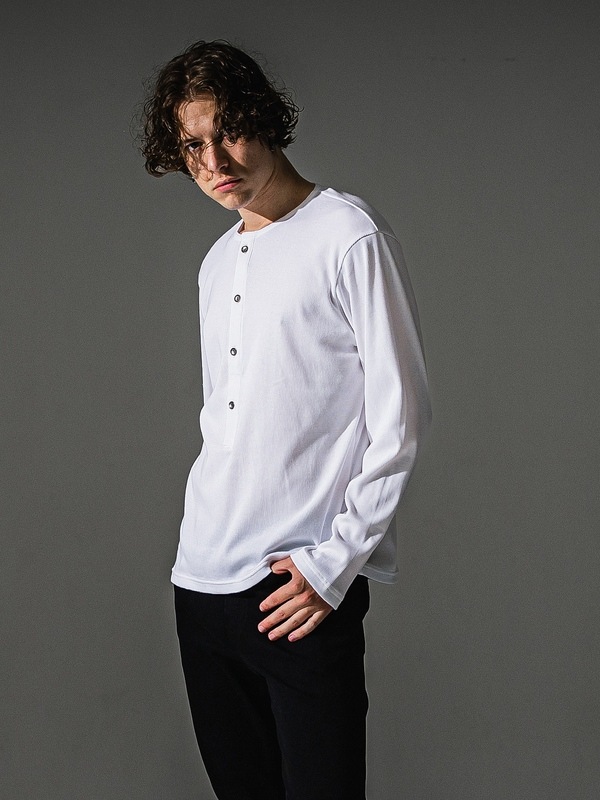 (ͽ���ʡ�7��8������ͽ��/41TH RESOUND CLOTHING���ꥵ����ɥ���������/RIB HENRY LONGSLEAVE/WHITE