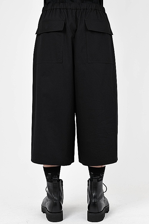 LAD MUSICIANå ߥ塼/60 HIGH COUNT TWILL CROPPED PANTS/BLACK