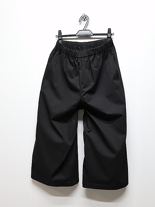 LAD MUSICIANå ߥ塼/60 HIGH COUNT TWILL CROPPED PANTS/BLACK