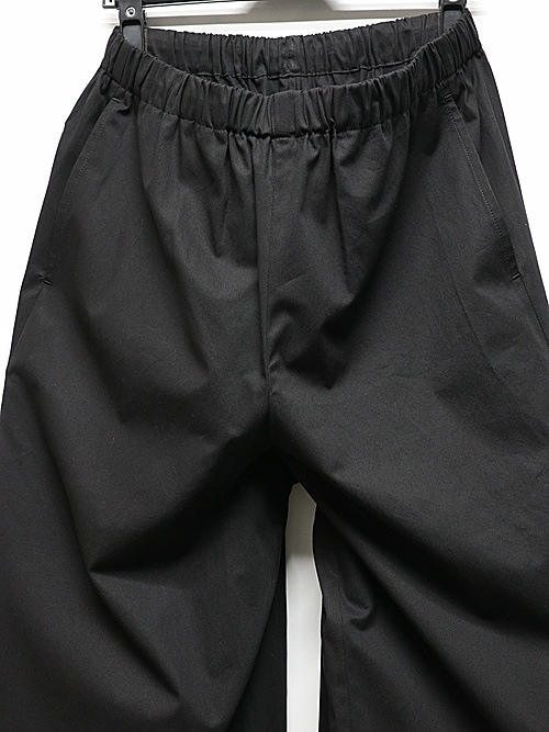 LAD MUSICIANå ߥ塼/60 HIGH COUNT TWILL CROPPED PANTS/BLACK