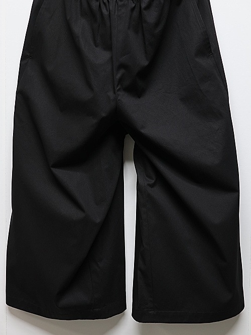 LAD MUSICIANå ߥ塼/60 HIGH COUNT TWILL CROPPED PANTS/BLACK