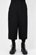 LAD MUSICIANå ߥ塼/60 HIGH COUNT TWILL CROPPED PANTS/BLACK