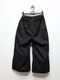 LAD MUSICIANå ߥ塼/60 HIGH COUNT TWILL CROPPED PANTS/BLACK