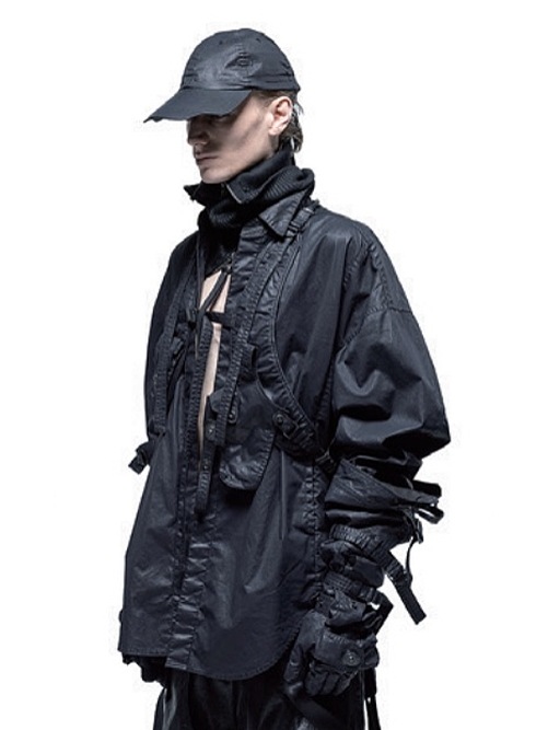 (ͽ)910ͽ/JULIUSꥦ/COATED CLOTH ACCESSORY5/BLACK