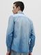 SALE30%OFF/ATTACHMENT�������å�����/6OZ DENIM L/S SHIRT/L.NAVY.