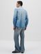 SALE30%OFF/ATTACHMENT�������å�����/6OZ DENIM L/S SHIRT/L.NAVY.