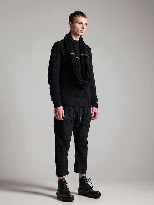 �㴰���nude:masahiko maruyama ���̡���:�ޥ��ҥ��ޥ���/2 TUCKS DROP CROTCH PANTS/Black