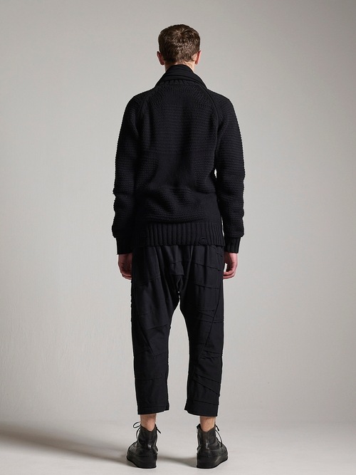 �㴰���nude:masahiko maruyama ���̡���:�ޥ��ҥ��ޥ���/2 TUCKS DROP CROTCH PANTS/Black