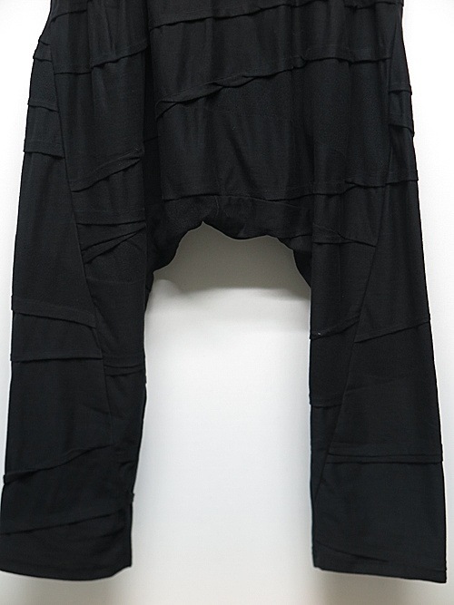 �㴰���nude:masahiko maruyama ���̡���:�ޥ��ҥ��ޥ���/2 TUCKS DROP CROTCH PANTS/Black