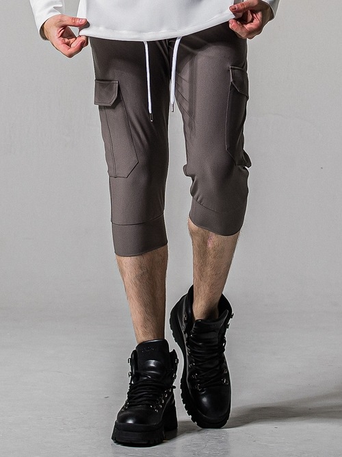 (ͽ���ʡ�4��5������ͽ��/39TH RESOUND CLOTHING���ꥵ����ɥ���������/TIGHT FIT cargo cropped PT/GREY