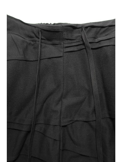 �㴰���nude:masahiko maruyama ���̡���:�ޥ��ҥ��ޥ���/2 TUCKS DROP CROTCH PANTS/Black