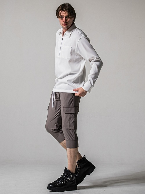 (ͽ���ʡ�4��5������ͽ��/39TH RESOUND CLOTHING���ꥵ����ɥ���������/TIGHT FIT cargo cropped PT/GREY