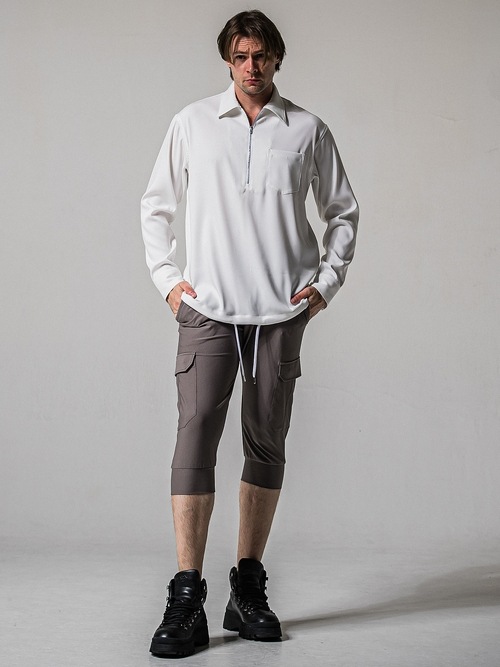 (ͽ���ʡ�4��5������ͽ��/39TH RESOUND CLOTHING���ꥵ����ɥ���������/TIGHT FIT cargo cropped PT/GREY