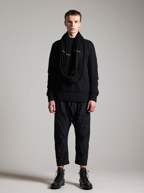 �㴰���nude:masahiko maruyama ���̡���:�ޥ��ҥ��ޥ���/2 TUCKS DROP CROTCH PANTS/Black