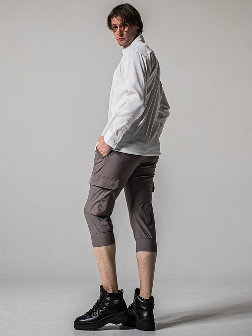 (ͽ���ʡ�4��5������ͽ��/39TH RESOUND CLOTHING���ꥵ����ɥ���������/TIGHT FIT cargo cropped PT/GREY