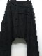 �㴰���nude:masahiko maruyama ���̡���:�ޥ��ҥ��ޥ���/2 TUCKS DROP CROTCH PANTS/Black
