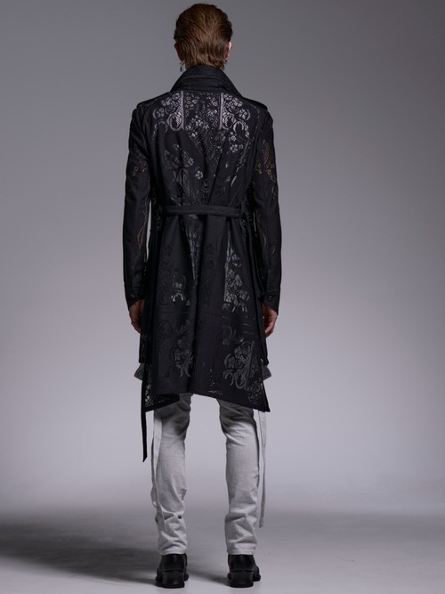 (ͽ���ʡ�4��5������ͽ��/kiryuyrik������奦����奦/Denim Bondage Pants/Gray