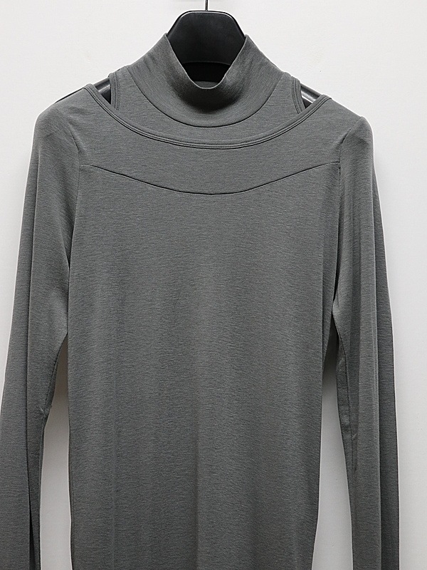 JULIUS����ꥦ��/CUPRO/COTTON FRAISE CUT & SEWN8/CEMENT