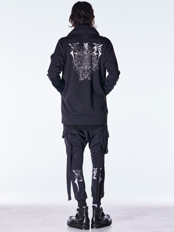 (ͽ���ʡ�8������9������ͽ��/kiryuyrik������奦����奦/Double Knit Jersey Saruel Pants/Black