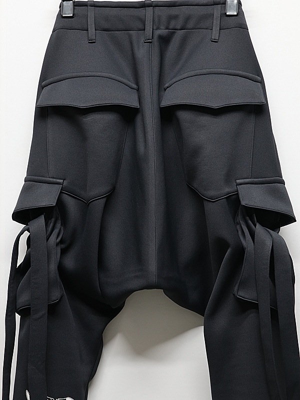 kiryuyrik������奦����奦/Double Knit Jersey Saruel Pants/Black