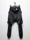 kiryuyrik������奦����奦/Double Knit Jersey Saruel Pants/Black