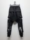 kiryuyrik������奦����奦/Double Knit Jersey Saruel Pants/Black