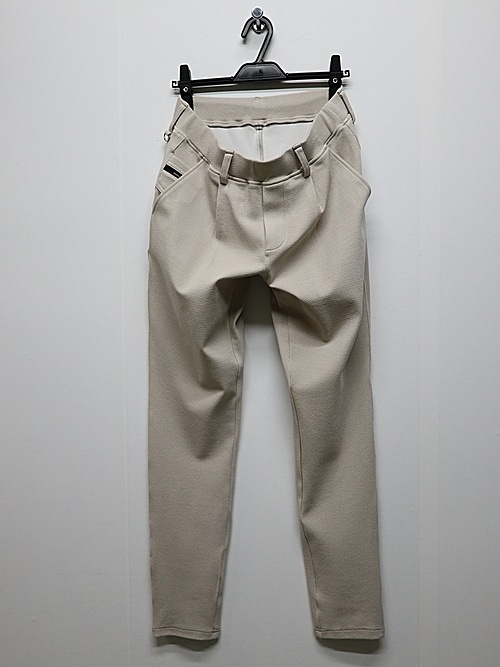 RESOUND CLOTHING���ꥵ����ɥ���������/TIGHT TAPERD CHRIS EASY blister TUCK PANTS/BEIGE
