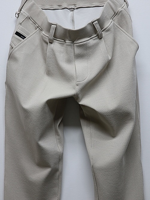 RESOUND CLOTHING���ꥵ����ɥ���������/TIGHT TAPERD CHRIS EASY blister TUCK PANTS/BEIGE