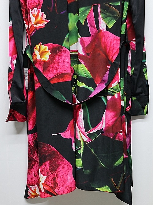 �㴰���THE ONENESS�������ͥ�/Eco Decine Bougainveallea Flare Shirt/Black