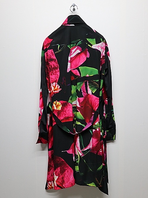 �㴰���THE ONENESS�������ͥ�/Eco Decine Bougainveallea Flare Shirt/Black