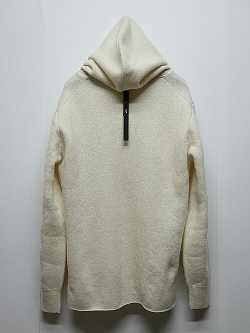 wjk�����֥른��������/back pile hoodie/off white
