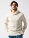 wjk�����֥른��������/back pile hoodie/off white