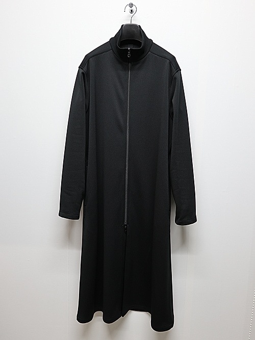 SALE30%OFF/Ground Y�����饦��ɥ磻/PE SMOOTH NECK RIBBED LONG BLOUSE/BLACK.