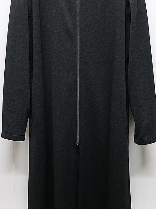 SALE30%OFF/Ground Y�����饦��ɥ磻/PE SMOOTH NECK RIBBED LONG BLOUSE/BLACK.