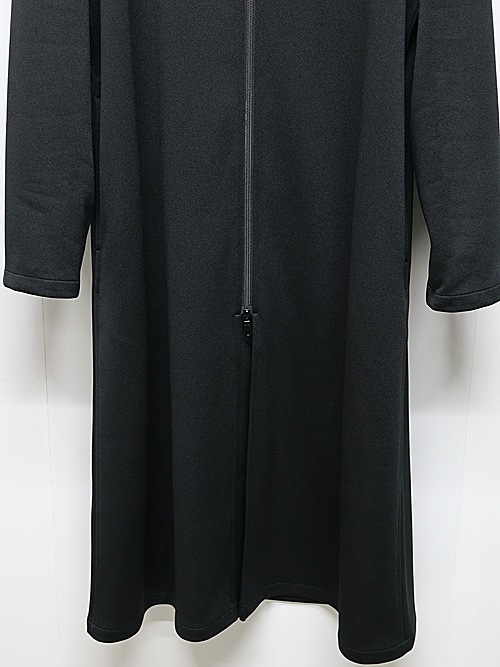 SALE30%OFF/Ground Y�����饦��ɥ磻/PE SMOOTH NECK RIBBED LONG BLOUSE/BLACK.