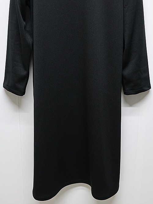 SALE30%OFF/Ground Y�����饦��ɥ磻/PE SMOOTH NECK RIBBED LONG BLOUSE/BLACK.