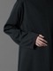 SALE30%OFF/Ground Y�����饦��ɥ磻/PE SMOOTH NECK RIBBED LONG BLOUSE/BLACK.