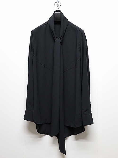 SALE30%OFF/kiryuyrik������奦����奦/Gergette Crepe Stoal Shirts/Black