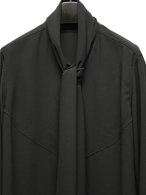 SALE30%OFF/kiryuyrik������奦����奦/Gergette Crepe Stoal Shirts/Black