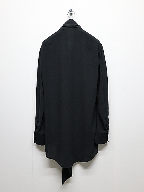 SALE30%OFF/kiryuyrik������奦����奦/Gergette Crepe Stoal Shirts/Black