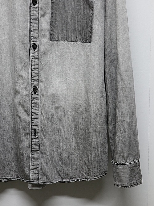 (ͽ���ʡ�2��3������ͽ��/ATTACHMENT�������å�����/6OZ DENIM L/S SHIRT/BLACK