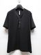 wjk�����֥른��������/luxury cotton smart collar S/S/black