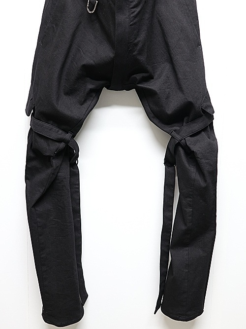 (ͽ���ʡ�4��5������ͽ��/kiryuyrik������奦����奦/Denim Bondage Pants/Black