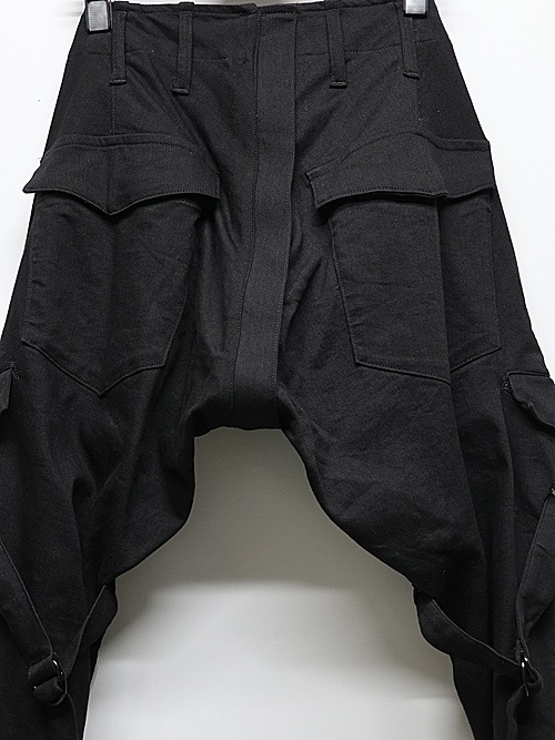 (ͽ���ʡ�4��5������ͽ��/kiryuyrik������奦����奦/Denim Bondage Pants/Black