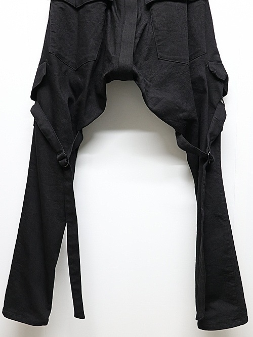(ͽ���ʡ�4��5������ͽ��/kiryuyrik������奦����奦/Denim Bondage Pants/Black