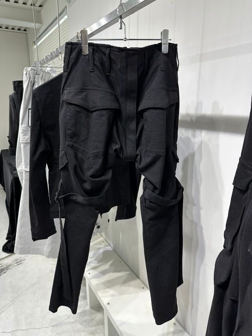 (ͽ���ʡ�4��5������ͽ��/kiryuyrik������奦����奦/Denim Bondage Pants/Black