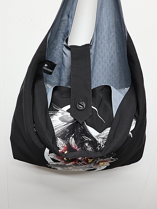 �㴰���THE ONENESS�������ͥ�/��ǽ��Į ��SUGIZO��Recycle Cotton Jersey Shoulder Tote Bag/Black