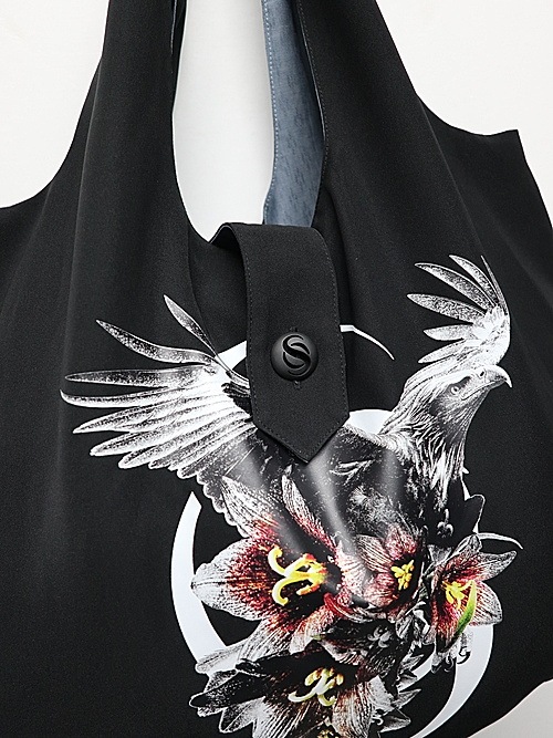 �㴰���THE ONENESS�������ͥ�/��ǽ��Į ��SUGIZO��Recycle Cotton Jersey Shoulder Tote Bag/Black