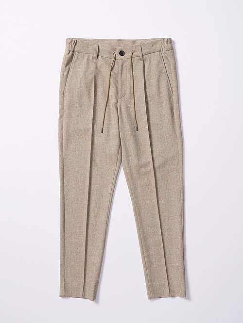 (ͽ���ʡ�9��10������ͽ��/wjk�����֥른��������/comfort pin-tuck slim slacks/beige